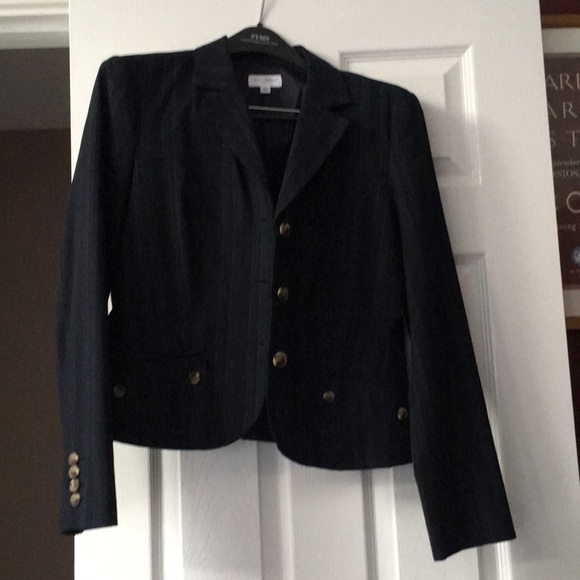 Jackets & Blazers - Isaac Mizrahi navy blue blazer